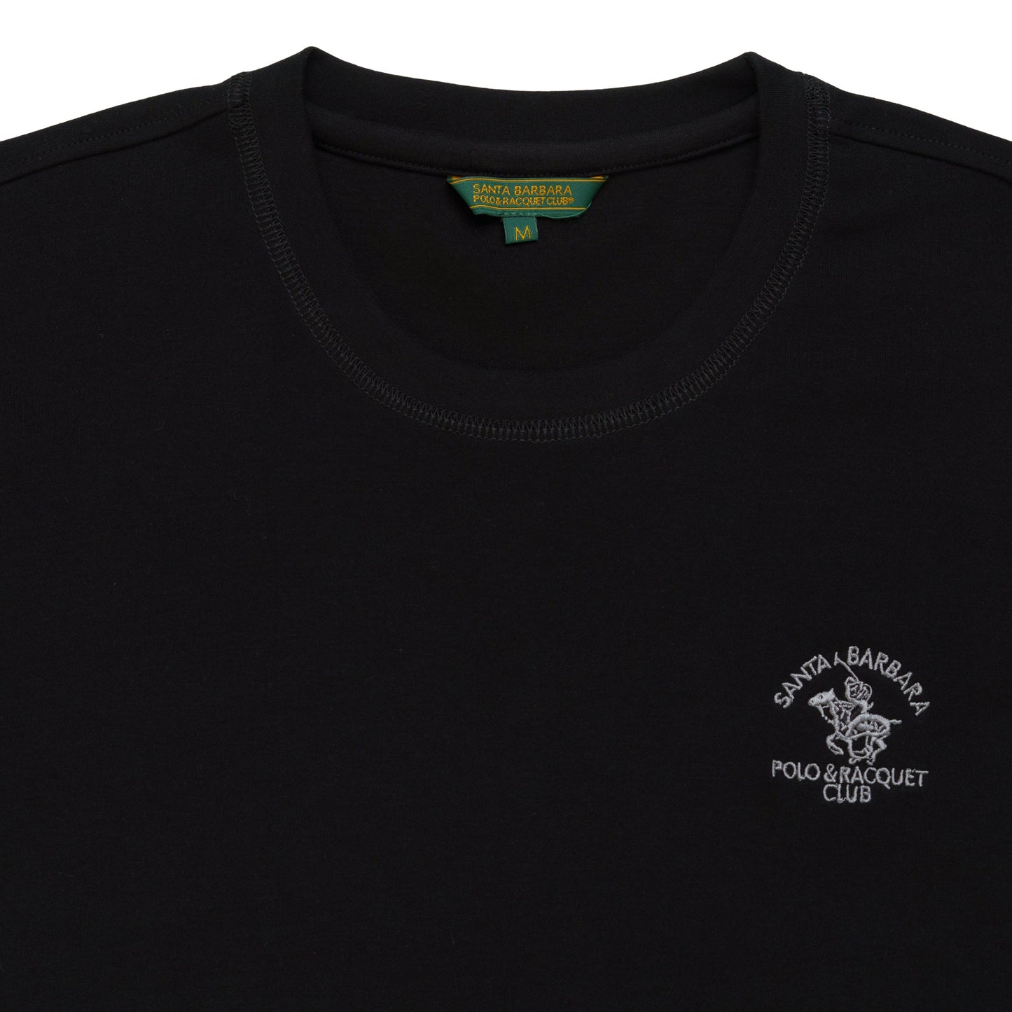 Black Plain Round Neck T-Shirt