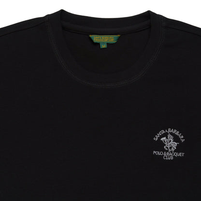 Black Plain Round Neck T-Shirt