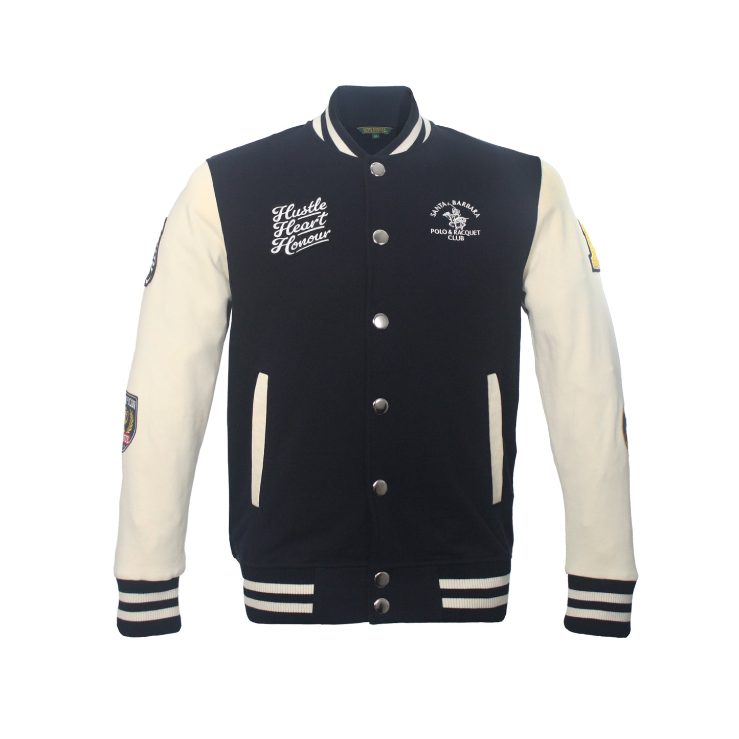 Ikmal X SBPRC Men's Navy Bomber Casual Jacket