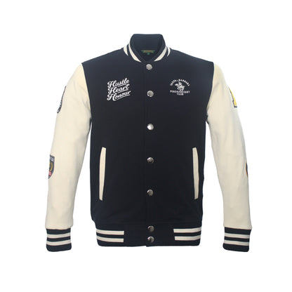 Ikmal X SBPRC Men's Navy Bomber Casual Jacket
