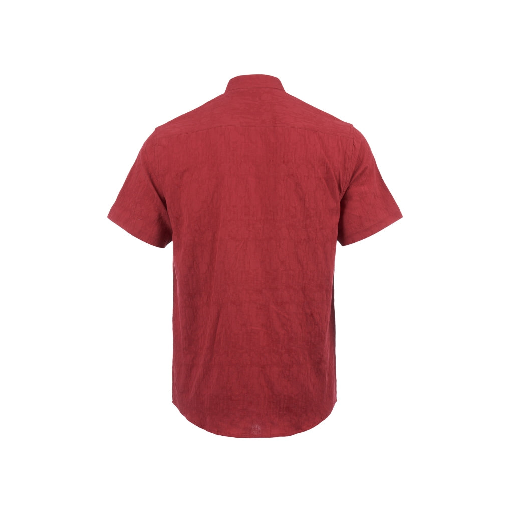 Men Red Short Sleeve Shirt