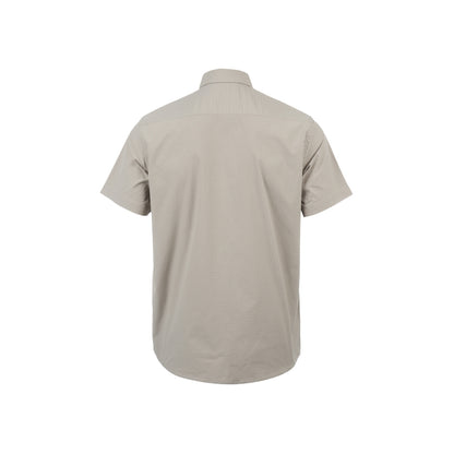 Men Brown Short Sleeve Shirt