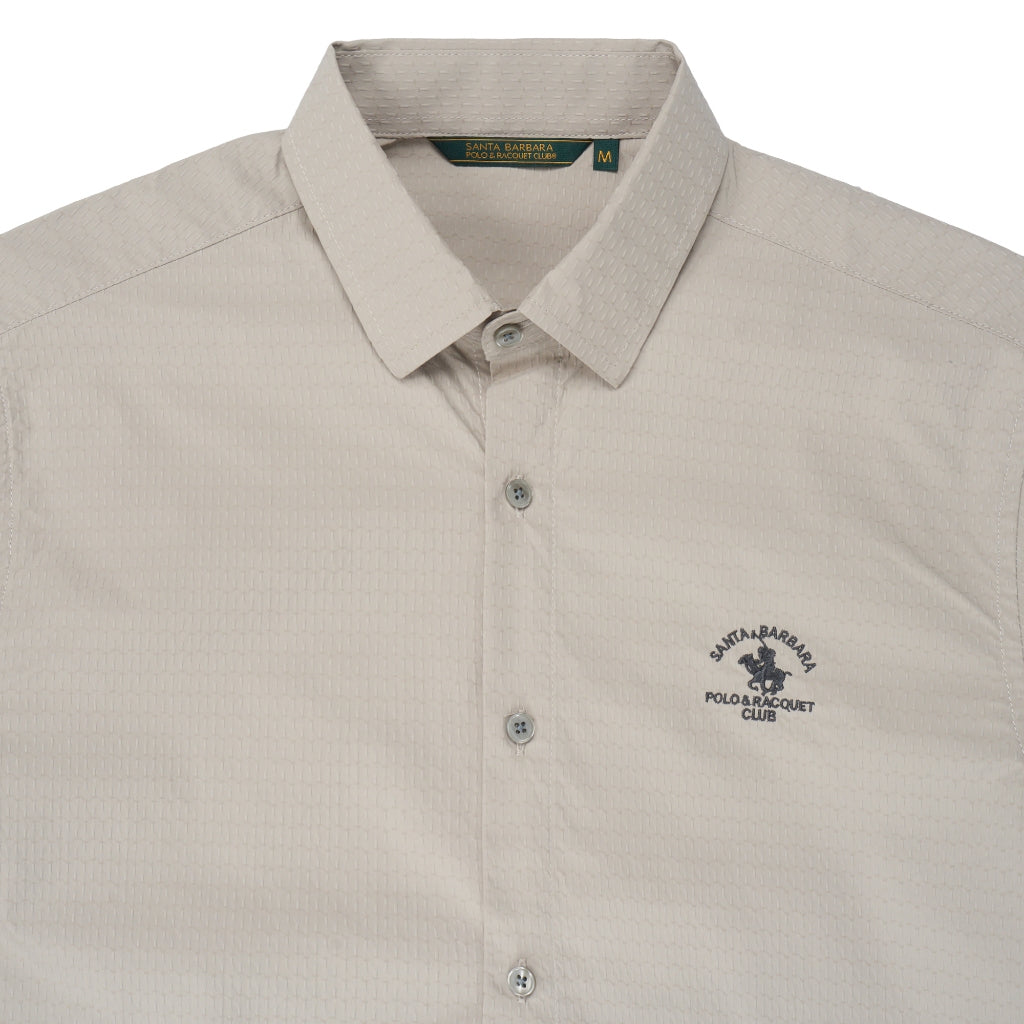 Men Brown Short Sleeve Shirt