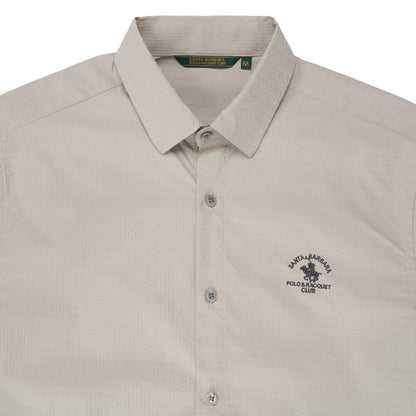 Men Brown Short Sleeve Shirt