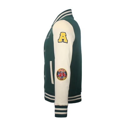 Ikmal X SBPRC Men's Green Bomber Casual Jacket