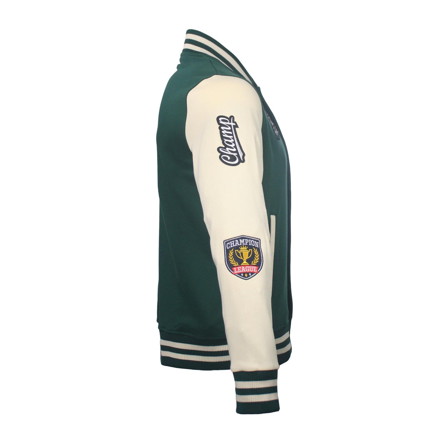 Ikmal X SBPRC Men's Green Bomber Casual Jacket