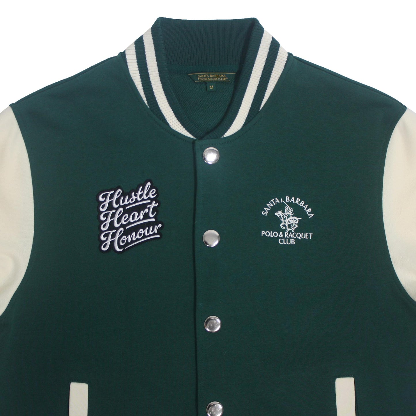 Ikmal X SBPRC Men's Green Bomber Casual Jacket