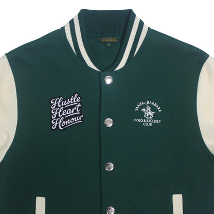 Ikmal X SBPRC Men's Green Bomber Casual Jacket