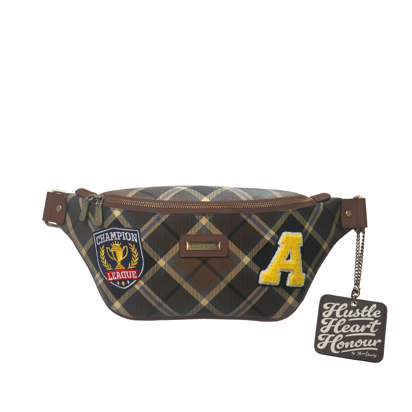 Ikmal X SBPRC Men's Plaid Waist Bag