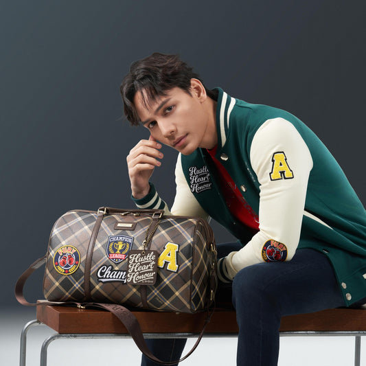 Ikmal X SBPRC Plaid Weekender Bag