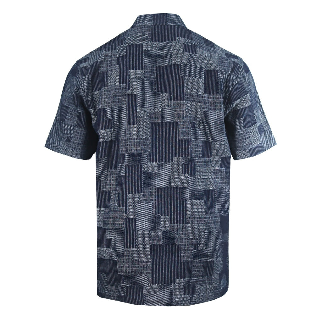 Men Mandarin Denim Shirt