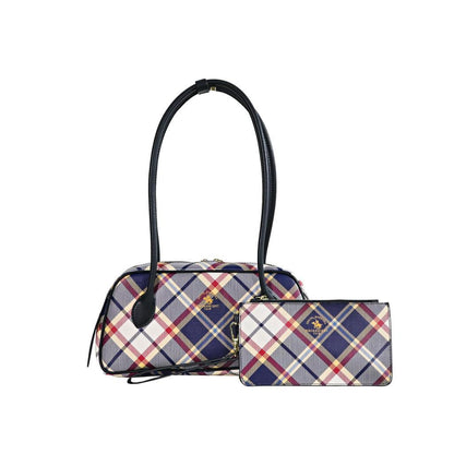 CHECKER Monogram Long-Handle Shoulder Bag