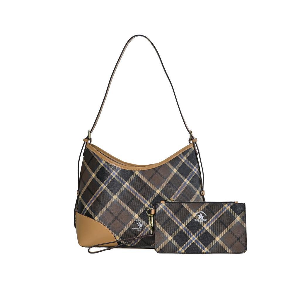 CHECKER Monogram Hobo Bag
