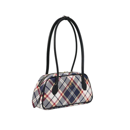 CHECKER Monogram Long-Handle Shoulder Bag