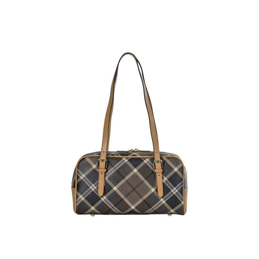 CHECKER Monogram Long Shoulder Bag