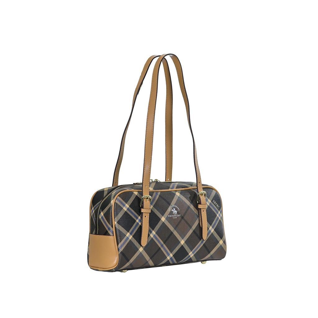 CHECKER Monogram Long Shoulder Bag