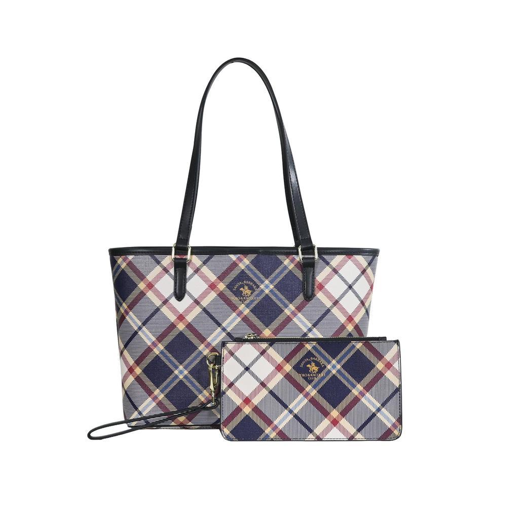 CHECKER Monogram Shopper Bag