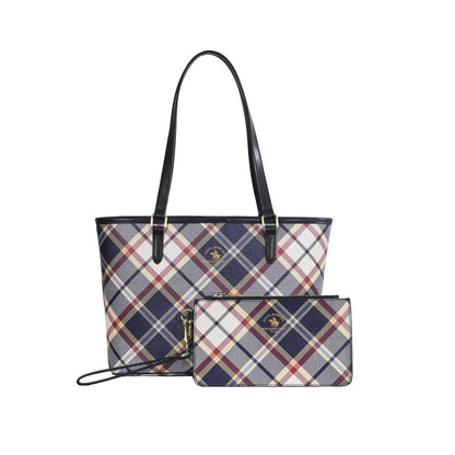 CHECKER Monogram Shopper Bag