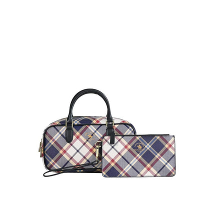 CHECKER Monogram Top Handle Bag