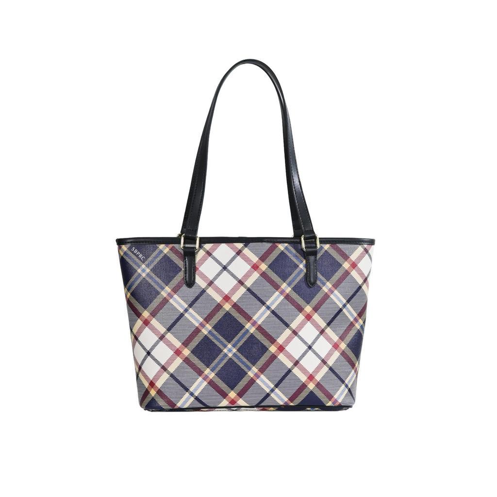 CHECKER Monogram Shopper Bag