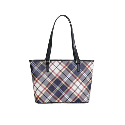 CHECKER Monogram Shopper Bag