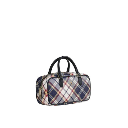 CHECKER Monogram Top Handle Bag
