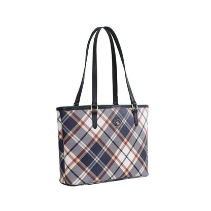 CHECKER Monogram Shopper Bag