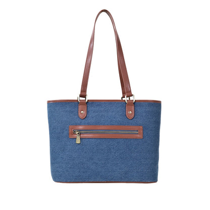 DENIM Microfiber Shoulder Bag