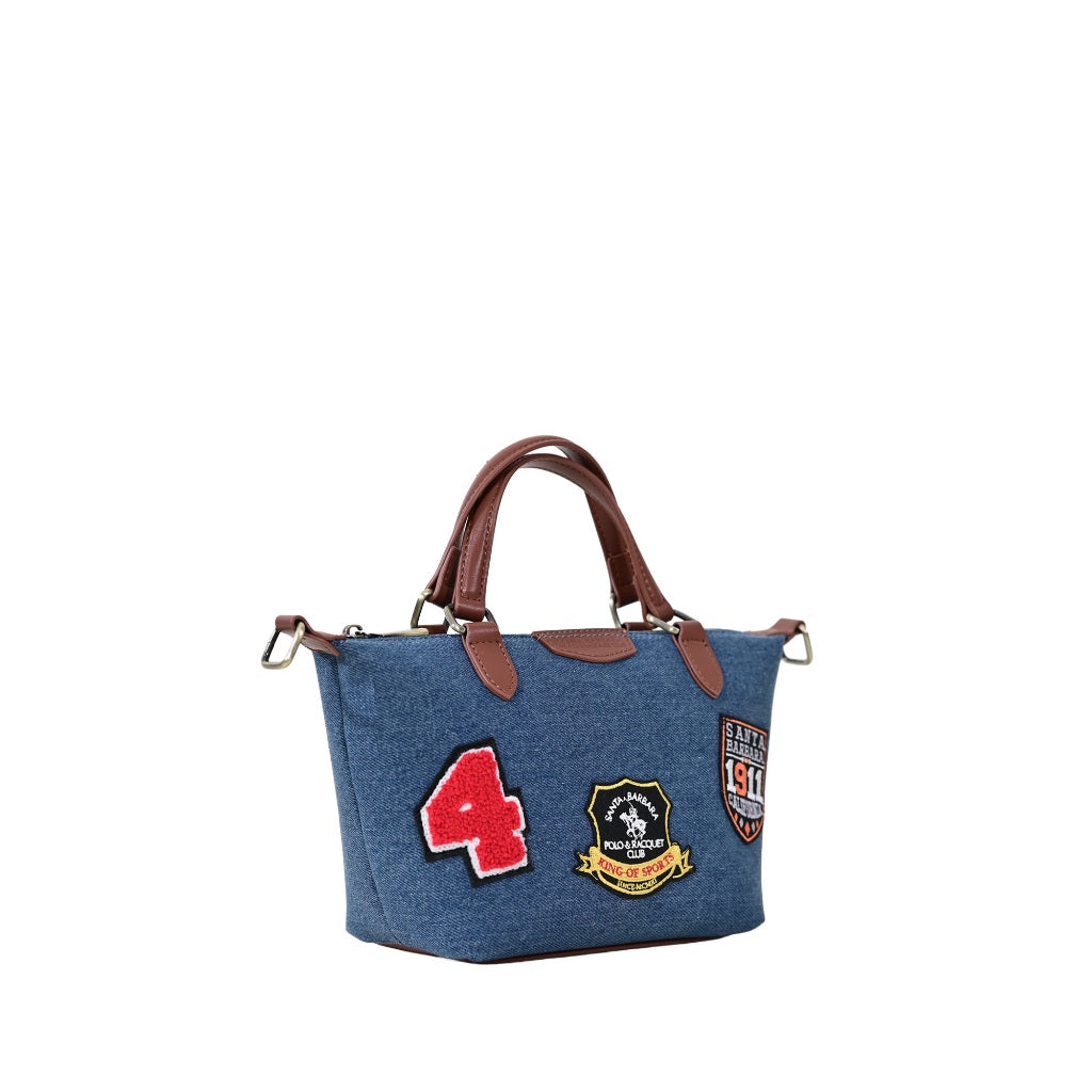 DENIM Microfiber Handle Bag