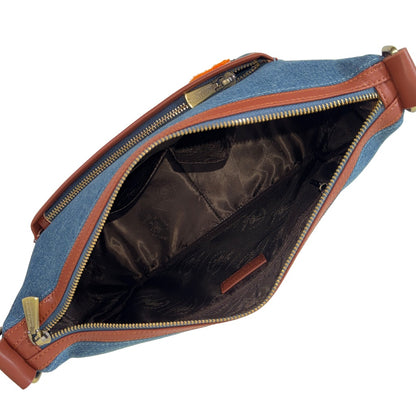 DENIM Microfiber Sling Bag