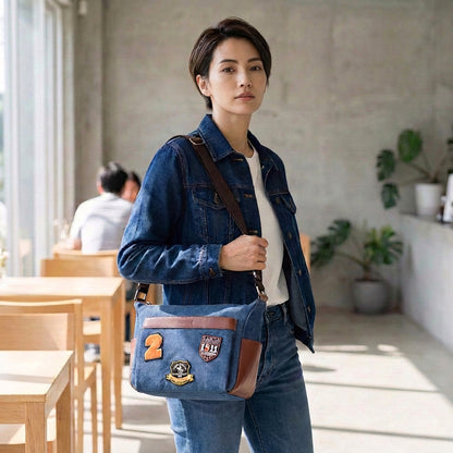 DENIM Microfiber Sling Bag