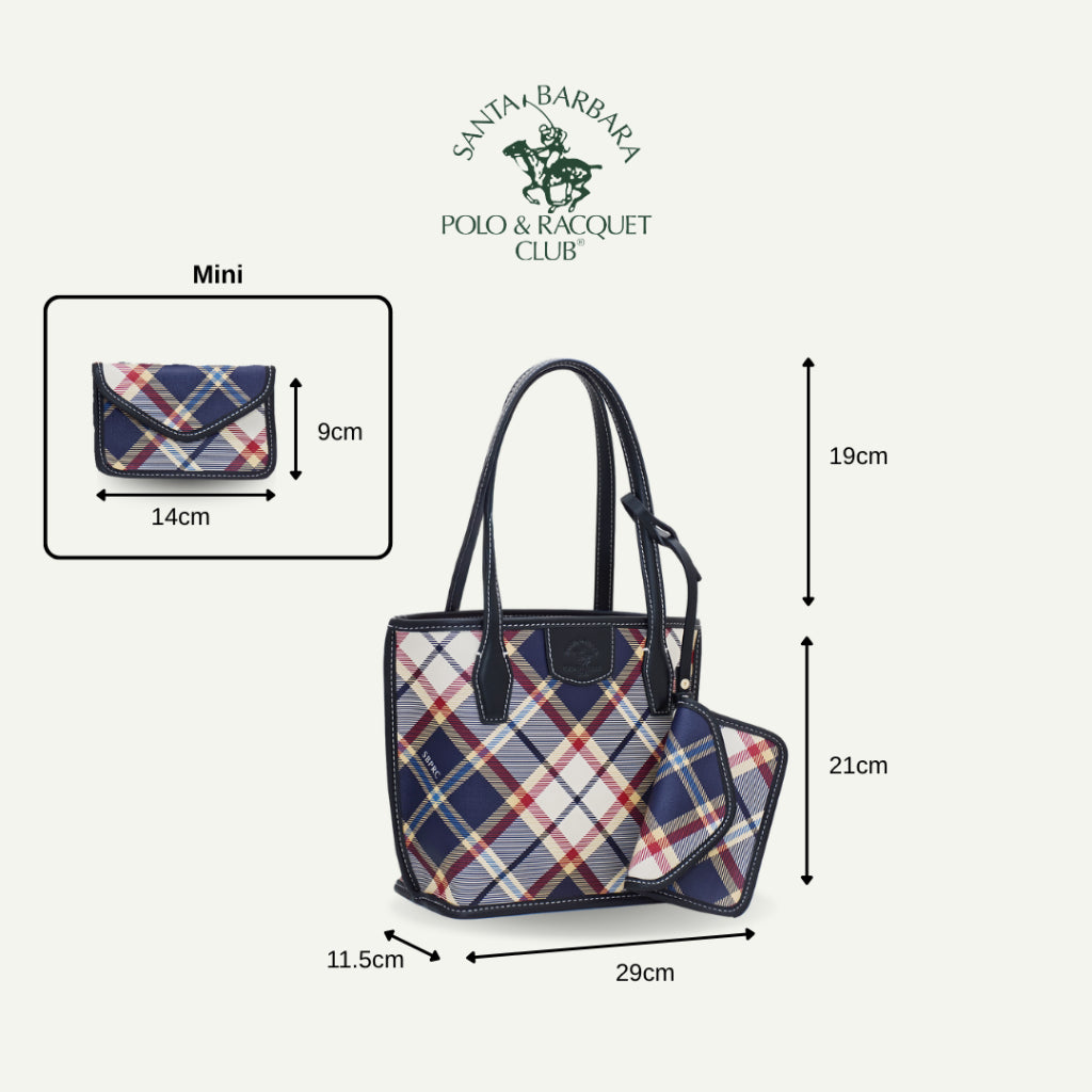 CHECKER Mini Tote Bag
