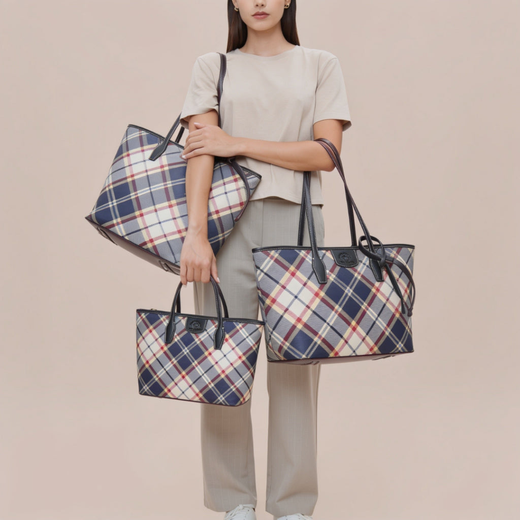 CHECKER Tote Bag Set