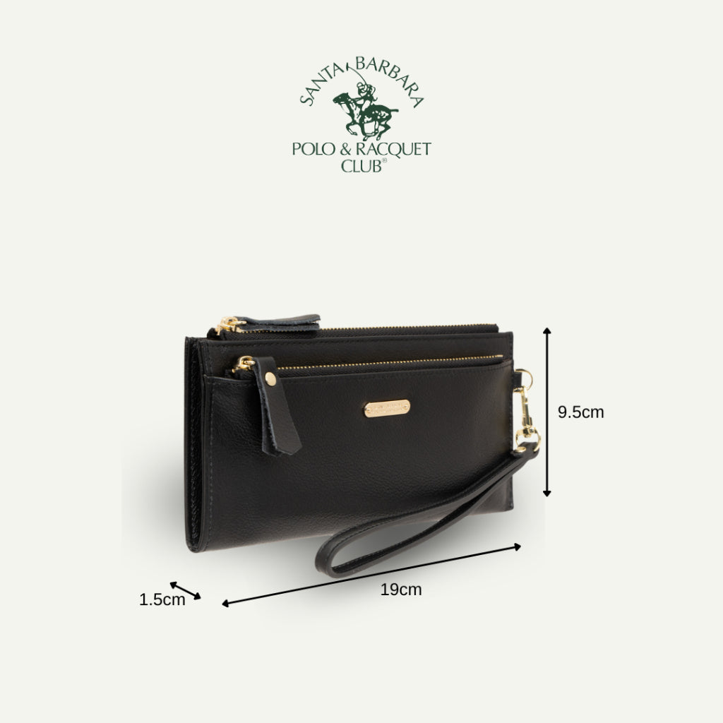 Genuine Leather Ladies Wristlet Wallet