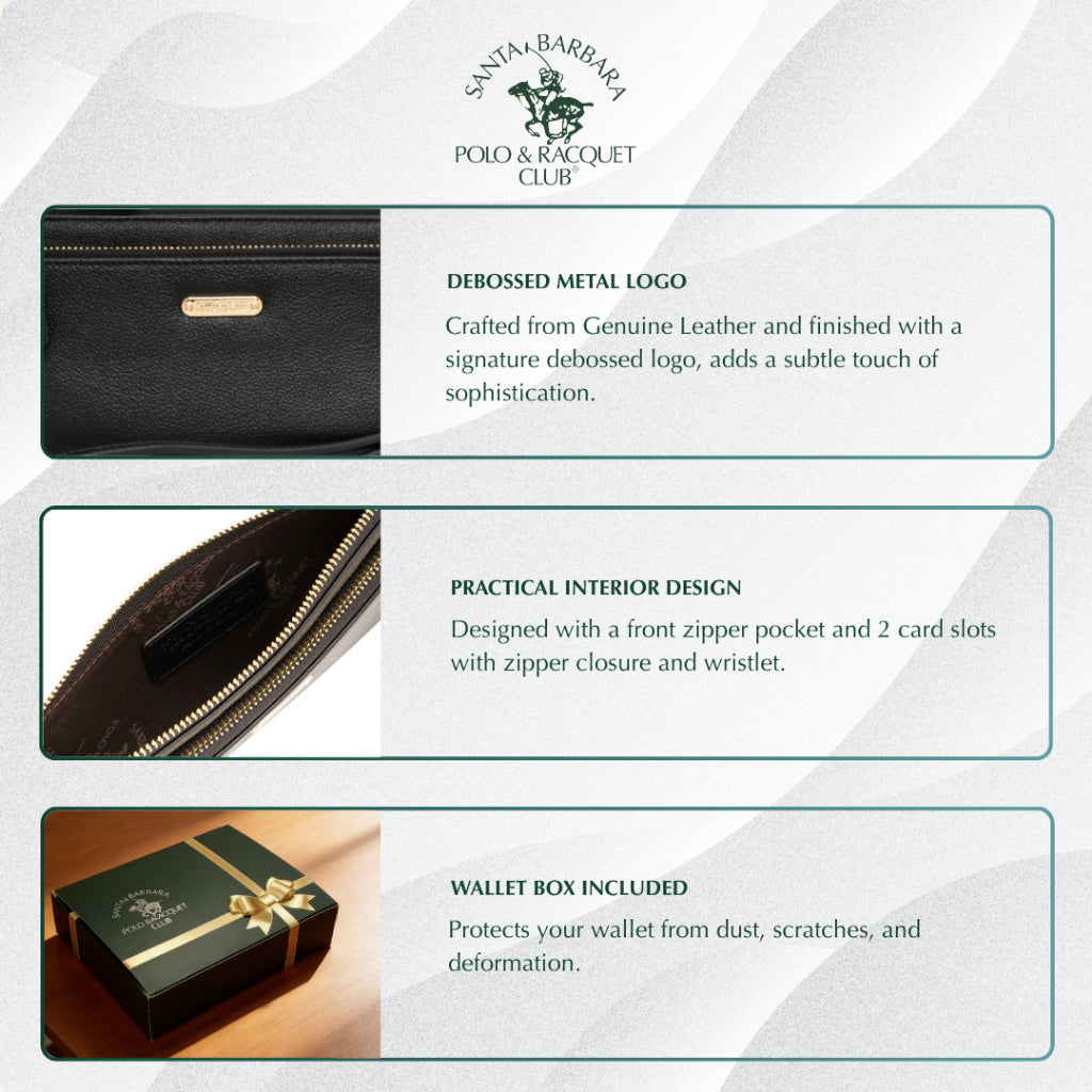 Genuine Leather Ladies Wristlet Wallet