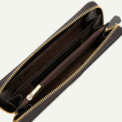 Genuine Leather Ladies Long Wallet