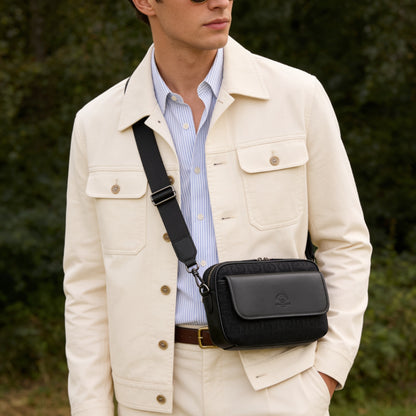 SBPRC Jacquard Messenger Bag