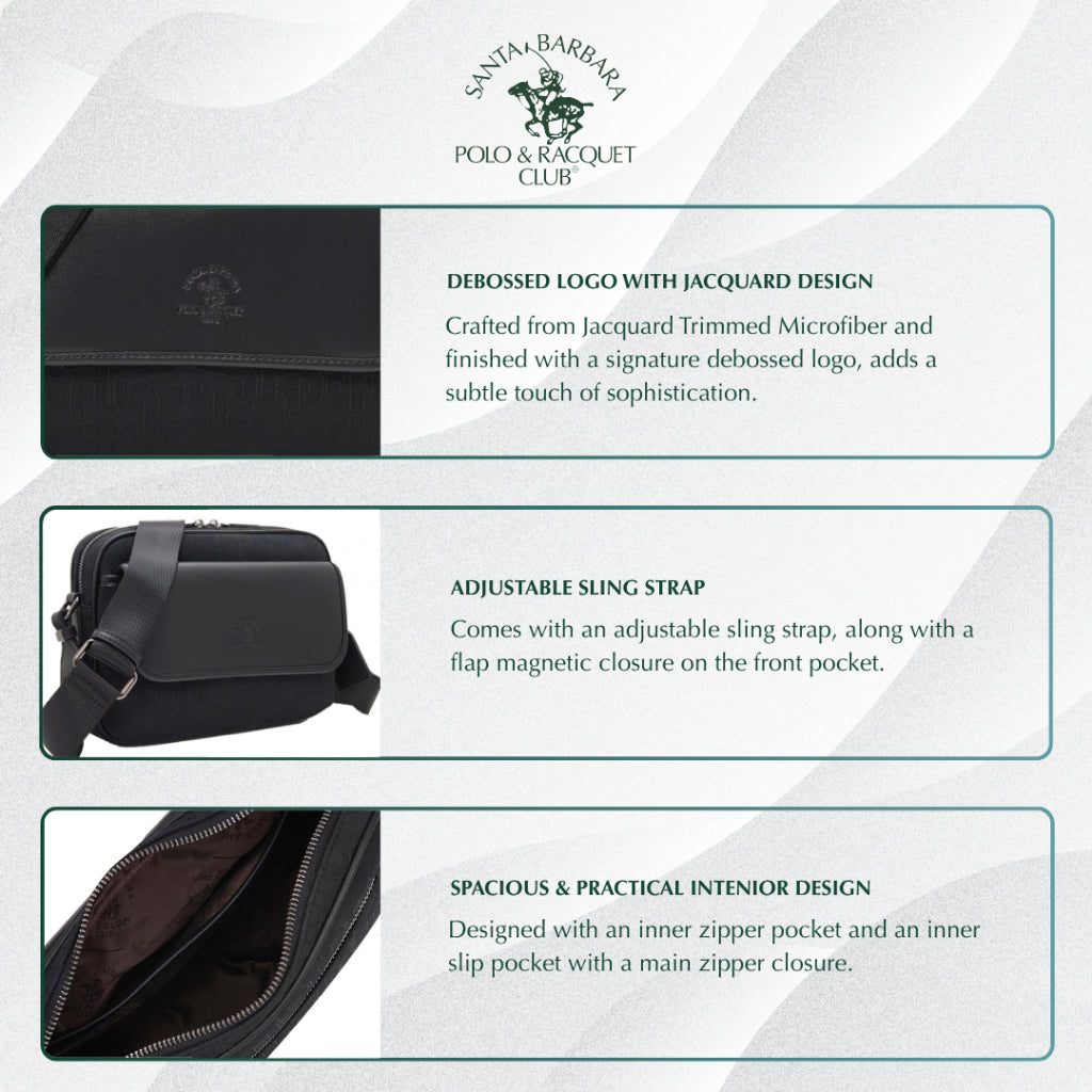 SBPRC Jacquard Messenger Bag
