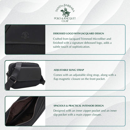 SBPRC Jacquard Messenger Bag