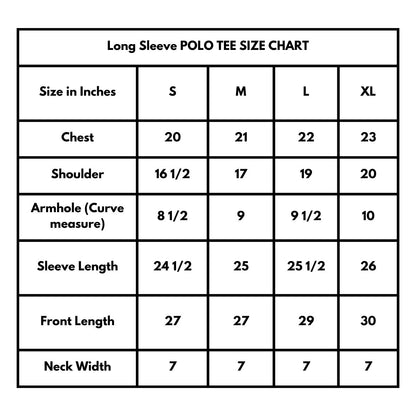 Long Sleeve Polo Tee