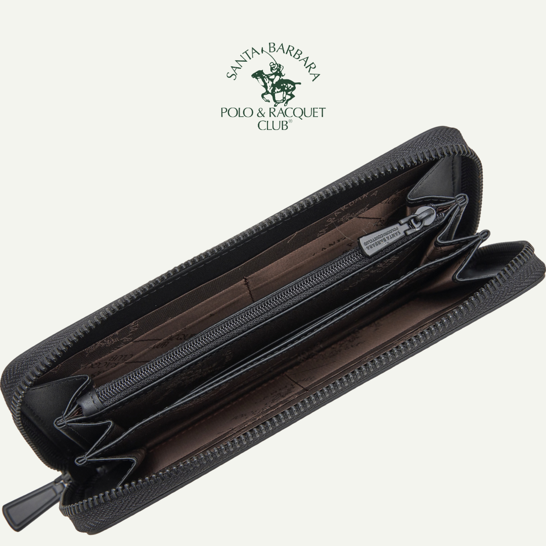 Leather Long Zip Wallet