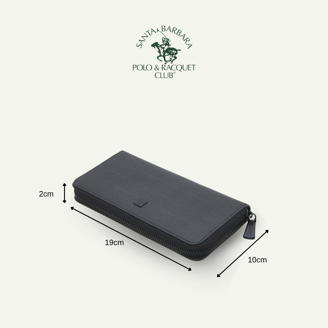 Leather Long Zip Wallet